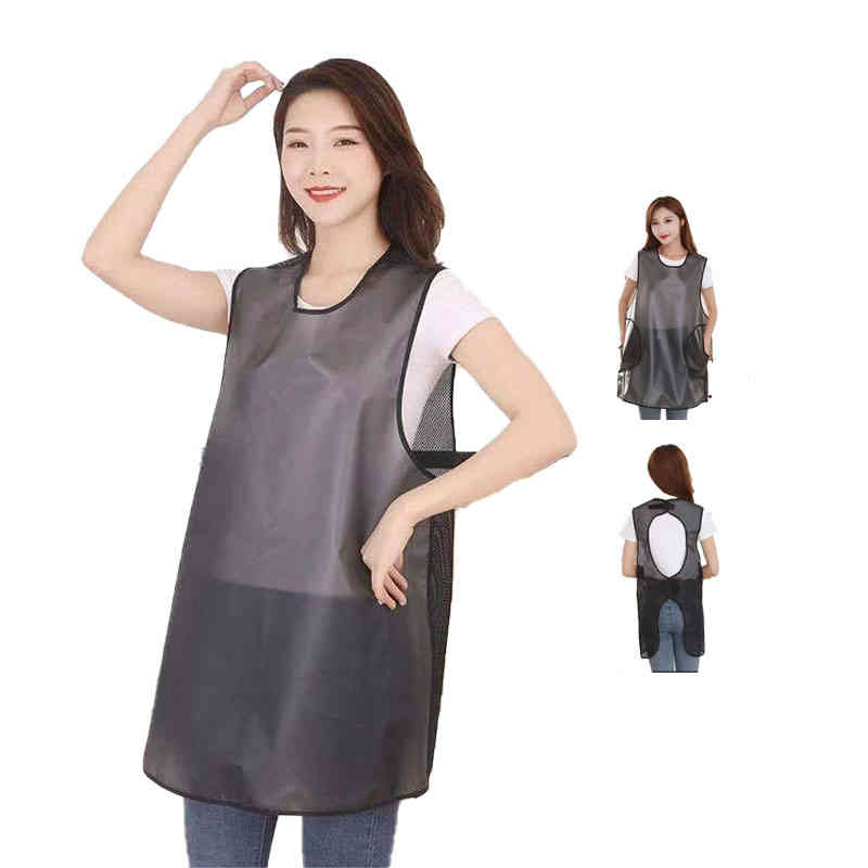 レディース エプロン 春夏秋冬 前掛け 無地 エプロン ショート丈 エプロン キッチン 雑貨 ガーデニング シンプル 油防止 汚れ防止 食事エプロン アウター ...