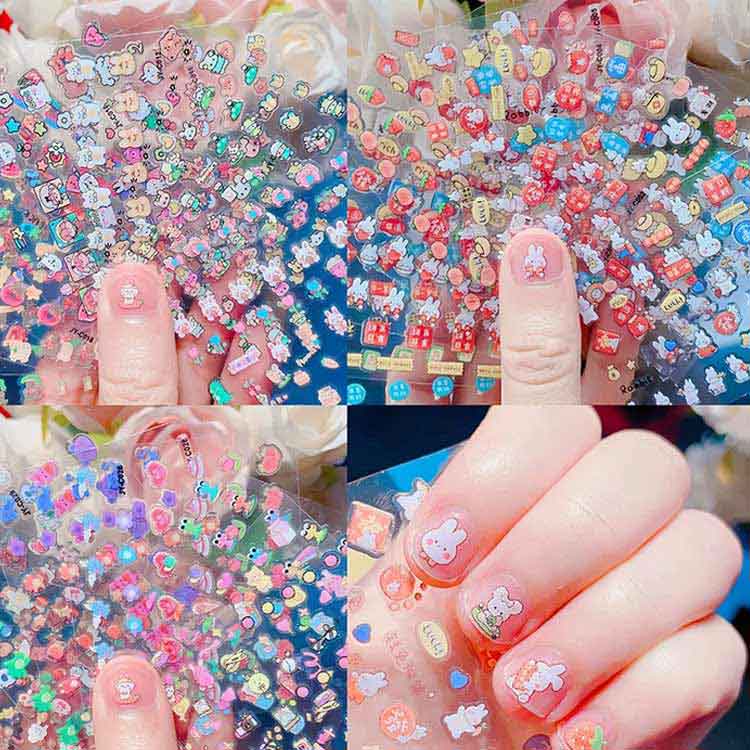 ZINIPIN(ジニピン)貼るだけフットネイルシールトロピカルレッドFA00169