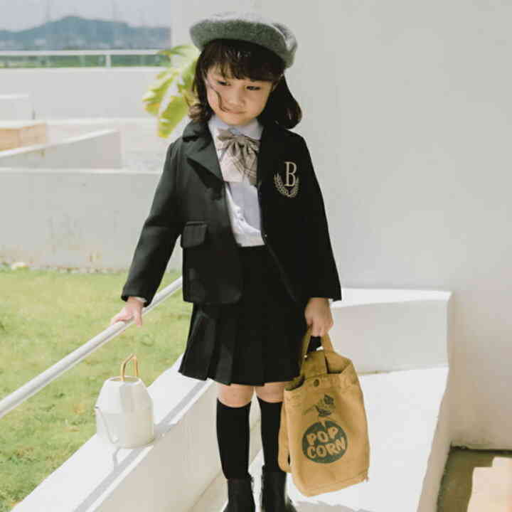 卒業式 女の子 スーツ フォーマル スーツ 3点セット リボン 子供服 キッズ ジュニア フォーマル 入学式 卒業式 発表会 演奏会 七五三 結婚式 入園式 卒園式 パーティー イベント 冠婚葬祭 小学生 卒園式 中学生 子ども ガールズ ジュニア
