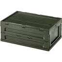収納ボックス 収納ケース 幅59cm S グリーン 5個セット 折りたたみ 工具箱 フォールディング コンテナ アウトドア キャンプ(3)