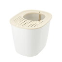 (まとめ)ラプレ 砂取りネコトイレ ホワイト (ペット用品) (×2セット)(4)