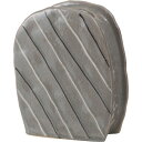 フラワーベース グレー (約W17×D7.5×H21cm) 完成品(TOP)