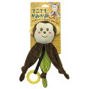 (まとめ)どこでもかみかみ サル【×3セット】 (犬用玩具)