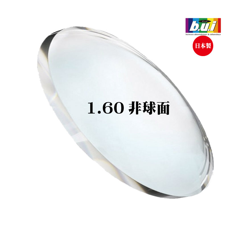 [bui ビュイ 1.60非球面] メガネレンズ交換 目が疲れる 眼精疲労 めがね 眼鏡 伊達メガネにも b.u.i 【2枚1組】 ネッツペック ゲーミング メガネ アイウェア 青山眼鏡 (正規販売店) スマホ用 PC用 ゲーム用