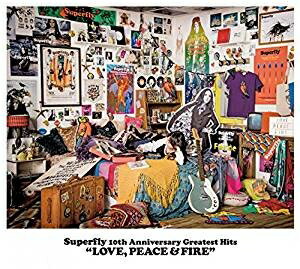 Superfly(スーパーフライ)／Superfly 10th Anniversary Greatest Hits『LOVE, PEACE & FIRE』(通常盤)[3CD] 2017/4/4発売 WPCL-12621