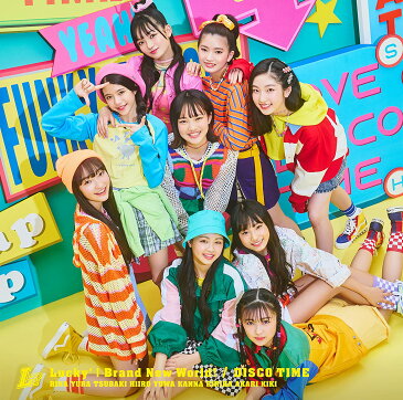 【先着特典(ジャケットサイズステッカー)付き】 Lucky2／Brand New World! / DISCO TIME (通常盤) (CD) AICL-4248 2022/6/1発売 ラッキーラッキー