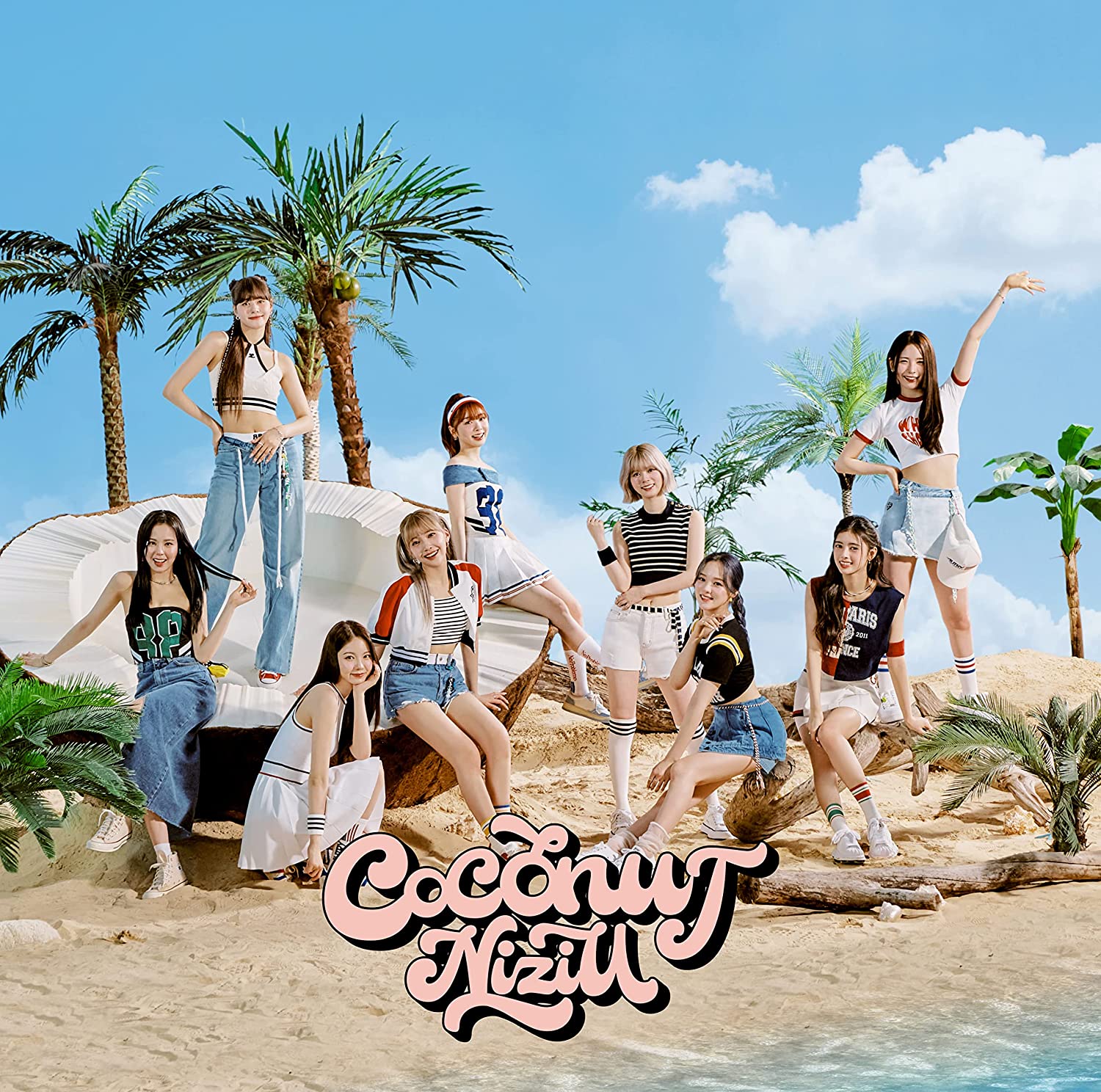 NiziU／COCONUT (初回限定盤A) (CD+DVD) ESCL-5840 2023/7/19発売のサムネイル