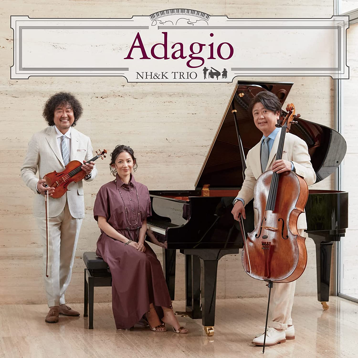 NH K TRIO／Adagio (通常盤)(CD) HUCD-10316 2023/3/22発売 葉加瀬太郎／西村由紀江／柏木広樹