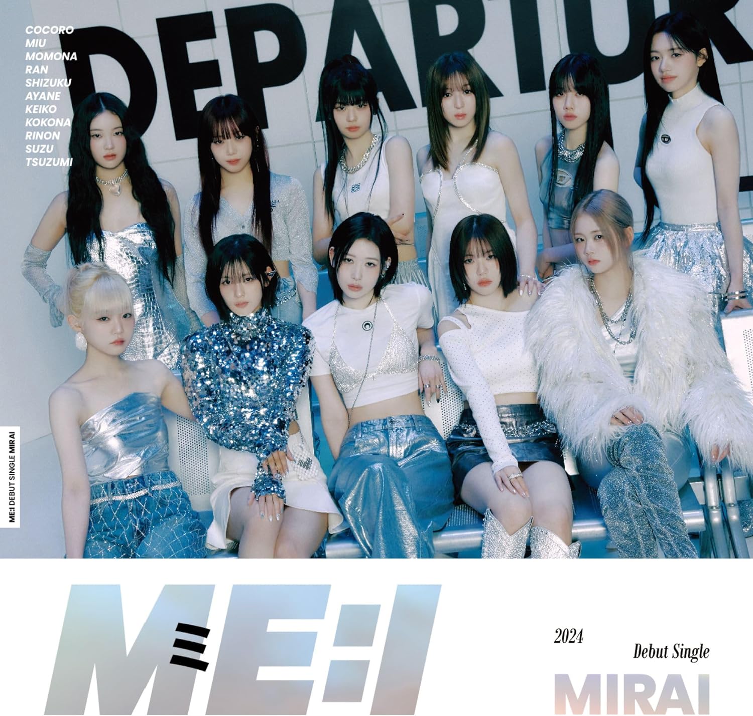 ME:I／MIRAI 初回限定盤A CD+DVD YRCS-90246 2024/4/17発売 DEBUT SINGLE ミーアイ