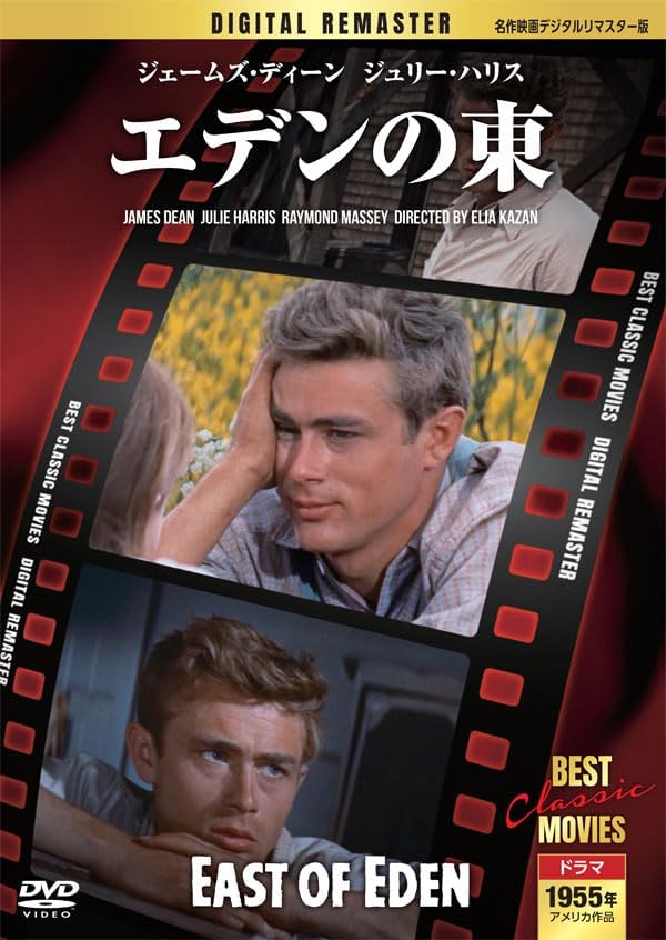 旧約聖書の「カインとアベル」を下敷きにした原作を名匠エリア・カザンが監督。ハリウッドに彗星のごとく現われたジェームズ・ディーンの本格デビュー作。●監督：エリア・カザン●脚本：ポール・オズボーン●出演：ジェーンズ・ディーン、ジュリー・ハリス、レイモンド・マッセイ■1955年/アメリカ作品/カラー日本語吹き替えは収録されておりません