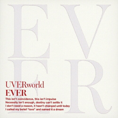 Rakuten - UVERworld／EVER (通常盤) (CD) SRCL-13583 2026/2/25発売