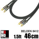 xfy BELDEN 8412 z RCAI[fBIP[u1.5ft (46cm)yԐyAz