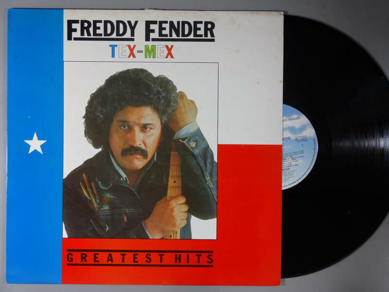 商品情報【種別／分類】LPレコード／洋楽【アーティスト】フレディ・フェンダー【タイトル】Tex-mex， greatest hits【発売会社／企画番号】MCA／MCL-1809【定価】---【帯】---【ジャケ】良（E）／軽シミ点【歌詞カ...