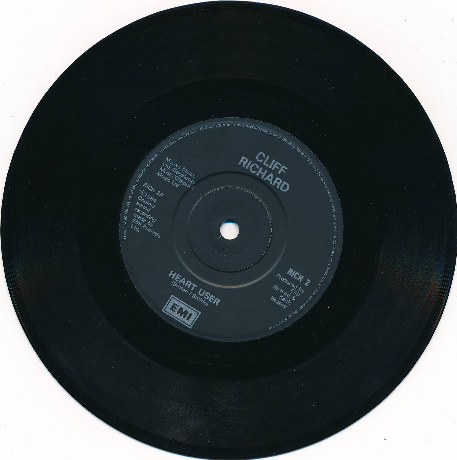 【中古レコード】クリフ・リチャード/Heart...の紹介画像3