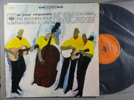 【中古LPレコード 12inch】【ブ】ブラザース・フォア(Brothers Four)/フェヴァリッツ(2) 【中古LPレコード 12inch】【ブ】ブラザース・フォア(Brothers Four)/フェヴァリッツ(2)