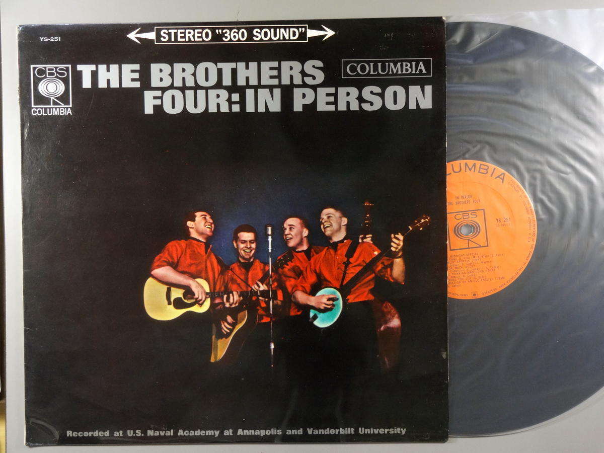 Artist Name: B - 【中古LPレコード 12inch】【ブ】ブラザース・フォア(Brothers Four)/ブラザース・フォア・コンサート(In Person)