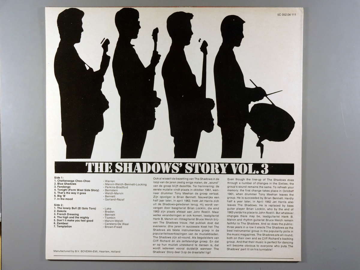 【中古LPレコード 12inch】【シ】シャドウズ(Shadows)/The Shadows' Story Vol. 3 (Dance With The Shadows)