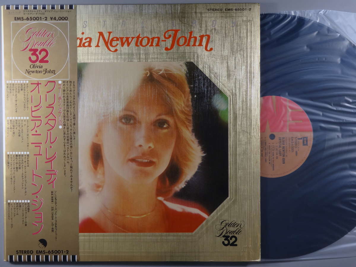 【中古LPレコード 12inch】【オ】オリビア・ニュートン・ジョン(Olivia Newton John)/クリスタル・レイディ (2枚組)