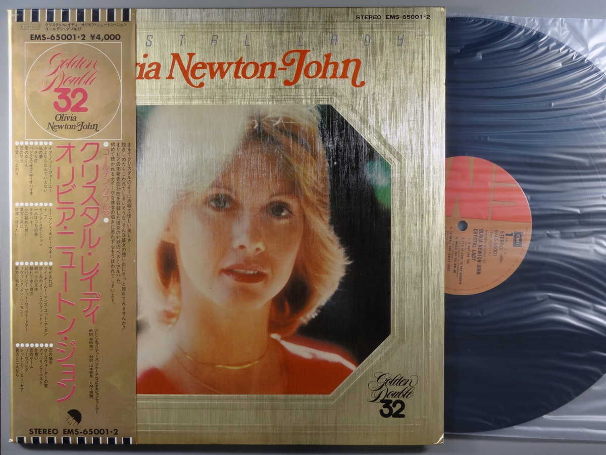 【中古LPレコード 12inch】【オ】オリビア・ニュートン・ジョン(Olivia Newton John)/クリスタル・レイディ (2枚組)