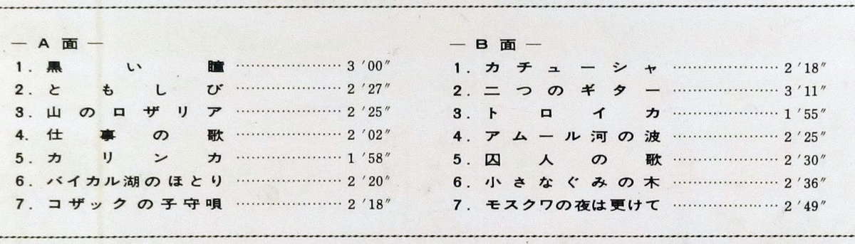 【中古LPレコード 12inch】【イ】伊部晴美(イベハルミ)/ギター・アルバム/ロシア民謡集