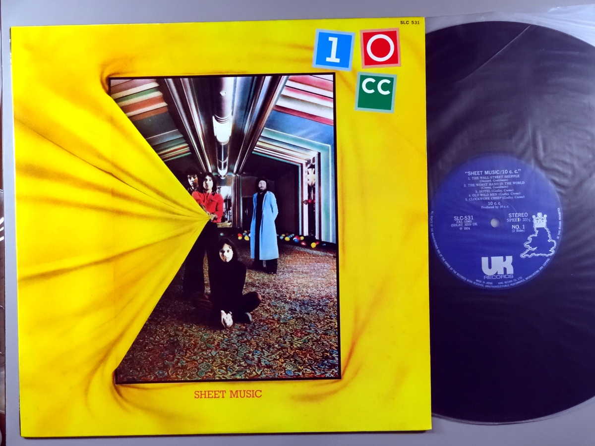 【中古LPレコード 12inch】【テ】10cc(10cc)/シート ミュージック(Sheet Music)