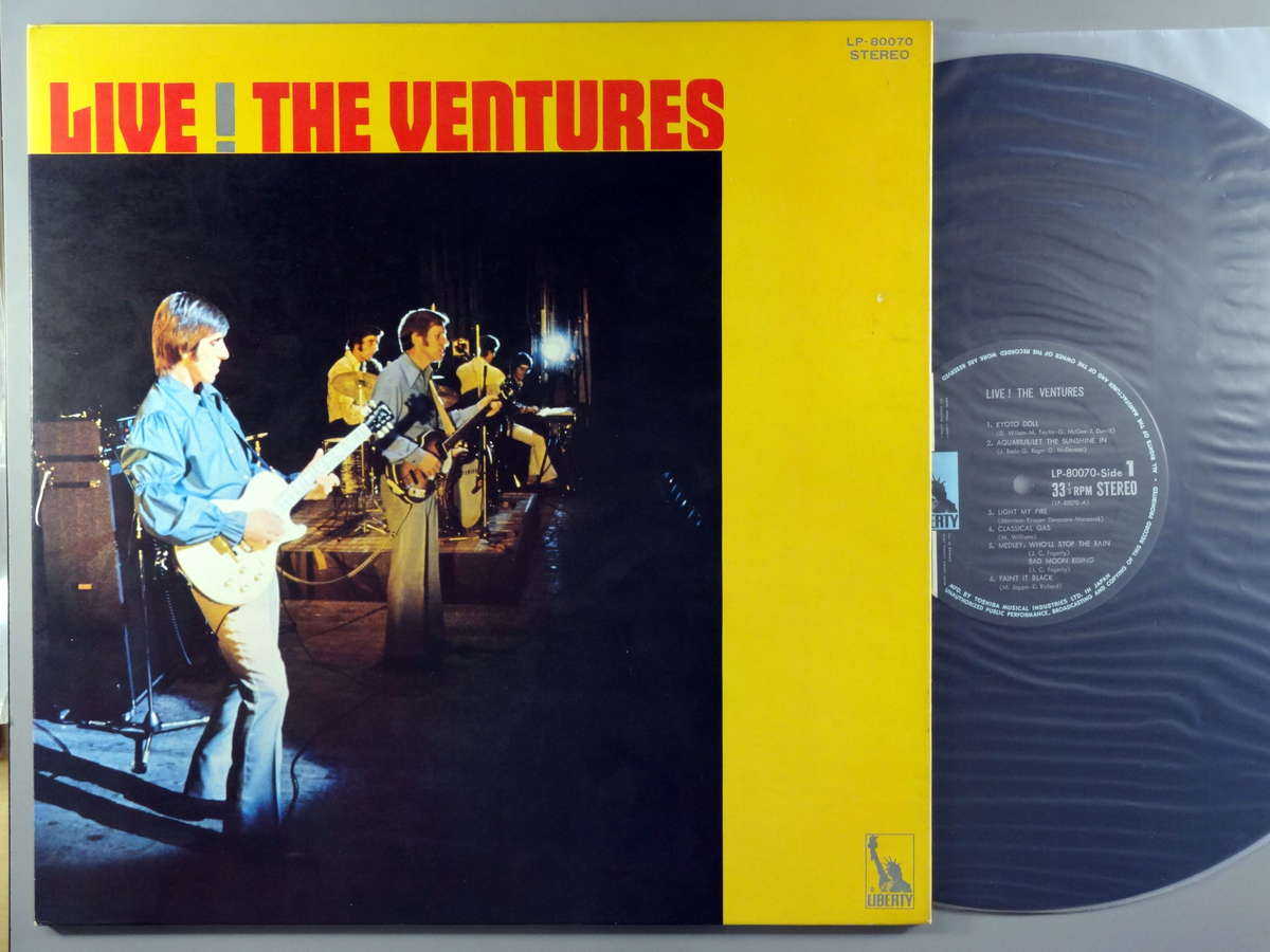 【中古LPレコード 12inch】【ベ】ベンチャーズ(Ventures)/ライヴ ! ベンチャーズ '70