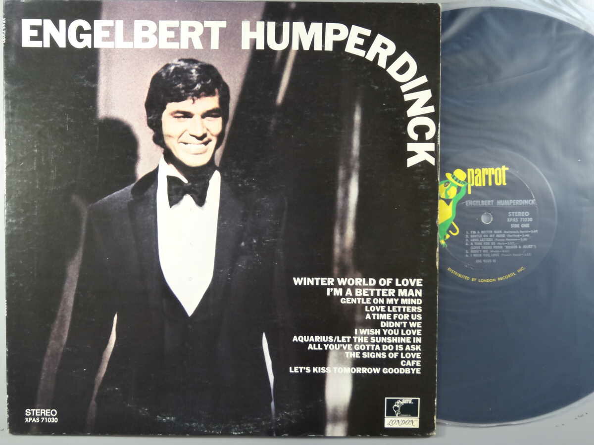 商品情報【種別／分類】LPレコード／洋楽【アーティスト】エンゲルベルト・フンパーディンク【タイトル】エンゲルベルト・フンパーディンク(輸入盤)【発売会社／企画番号】LONDON／XPAS-71030【定価】---【帯】---【ジャケ】並（E-）／軽スレ少、軽シミ点【歌詞カード】---【盤】良（E）／A面に軽スレ少、軽チリパチノイズ、(目視チェックと一部試聴)【備考】---【ひとこと】出品物について■主に目視チェックと一部試聴です1960年代物は危険と思える箇所は試聴検盤しています■詳しい状態などはご質問ください■かすり傷、見た目以上のダメージもある場合もあります、予めご了承ください■平均以上の出品を心掛けていますが、ピチパチノイズはあるものと思ってください発送／送料について発送方法クロネコネコポス便［補償あり、時間帯指定不可、ポスト投函］【送料：250円】※シングルレコード、CDの場合のみ御利用頂けますゆうパック［補償付、時間帯指定可］LPレコード、大形梱包商品 送料：700円～1500円(※送付先によって異なります)お支払方法クレジットカード決済楽天銀行振込代金引換(ゆうパック)◆その他の発送方法にも、可能な限り応じます出品者より◆ 主なジャンル 洋楽、邦楽、エレキ、ムード、歌謡曲など多数"