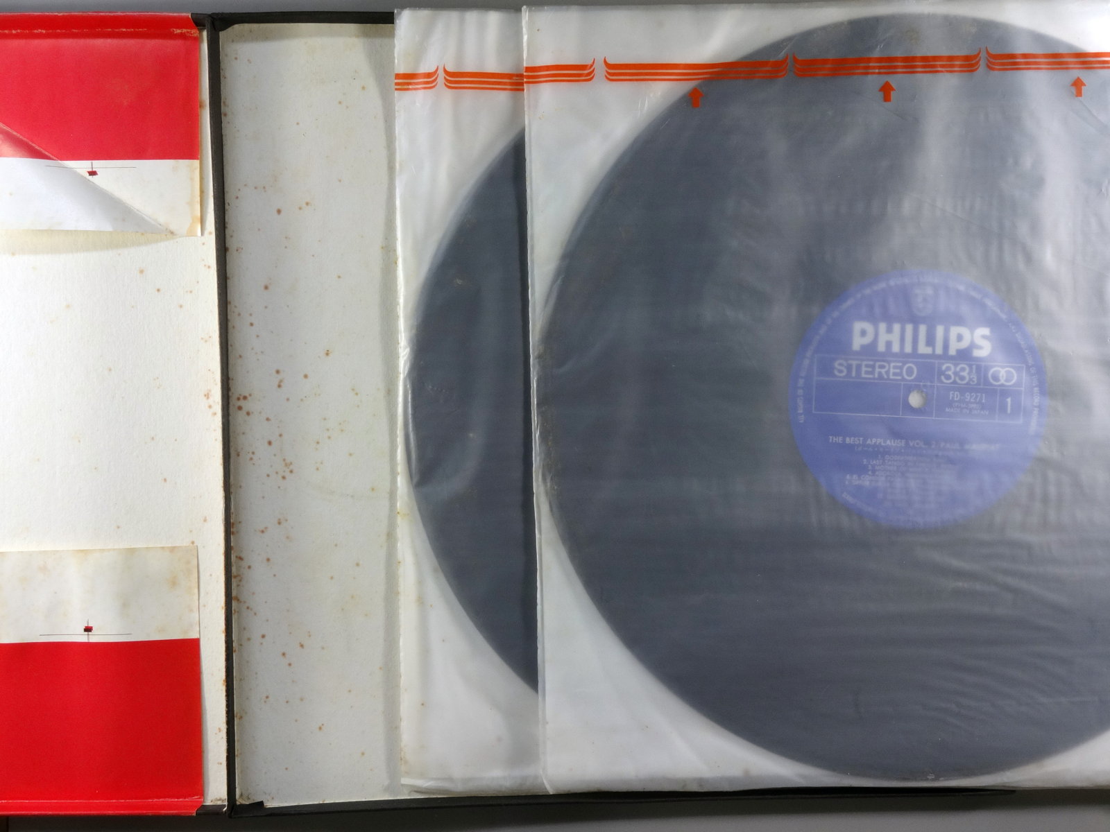 �����LP�쥳���� 12inch�ۡڥݡۥݡ��롦�⡼�ꥢ(Paul Mauriat)/�٥��ȡ����ץ�����Vol.2 (2����)(The Best Applause Vol.2)