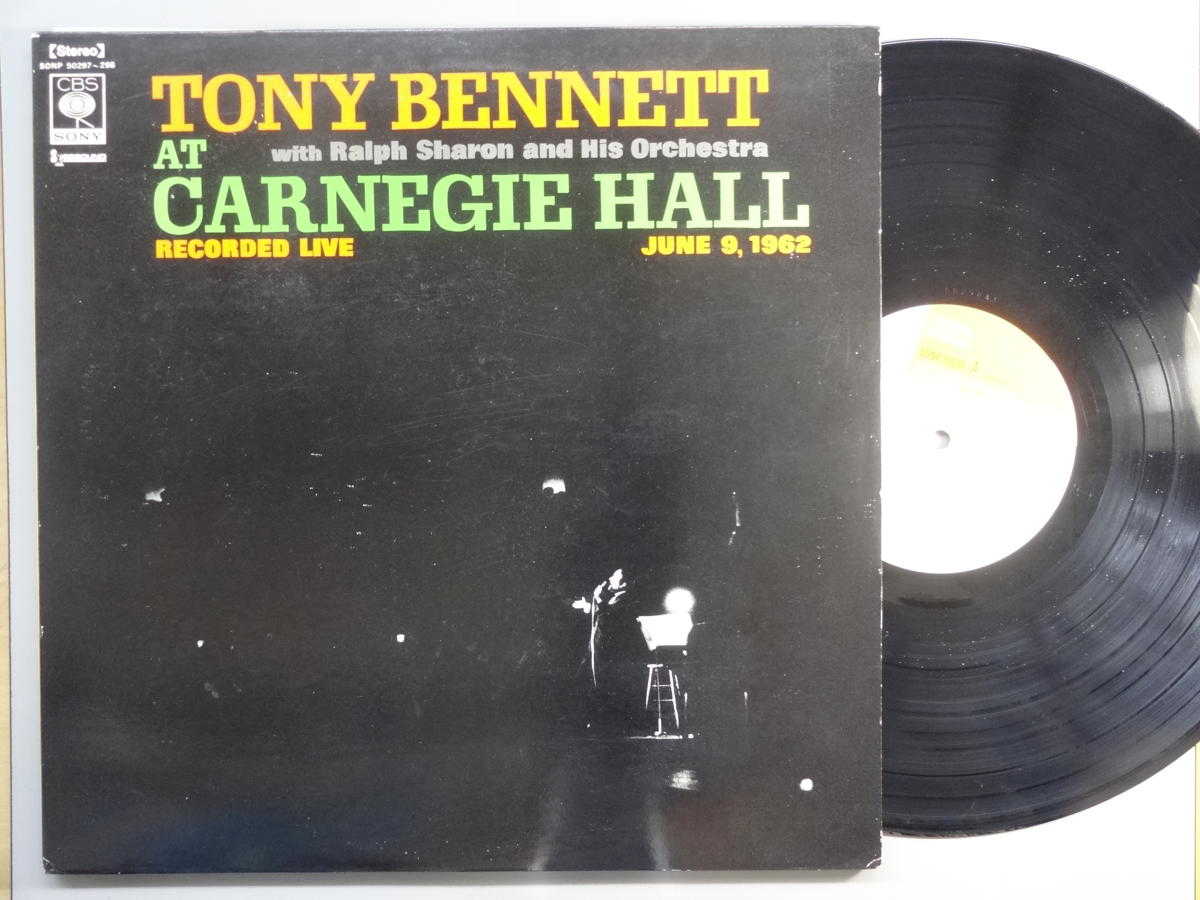 商品情報【種別／分類】LPレコード／洋楽【アーティスト】トニー・ベネット【タイトル】カーネギー・ホール[2枚組]【発売会社／企画番号】CBSソニー／SONP-50297-8【定価】　【帯】なし【ジャケ】良（E）／見開きジャケ、軽ス少【歌詞カード】良（E）【盤】良（E）／光沢（良）、軽チリパチノイズ、(目視チェックと一部試聴)【備考】---【ひとこと】出品物について■主に目視チェックと一部試聴です1960年代物は危険と思える箇所は試聴検盤しています■詳しい状態などはご質問ください■かすり傷、見た目以上のダメージもある場合もあります、予めご了承ください■平均以上の出品を心掛けていますが、ピチパチノイズはあるものと思ってください発送／送料について発送方法クロネコネコポス便［補償あり、時間帯指定不可、ポスト投函］【送料：250円】※シングルレコード、CDの場合のみ御利用頂けますゆうパック［補償付、時間帯指定可］LPレコード、大形梱包商品 送料：700円～1500円(※送付先によって異なります)お支払方法クレジットカード決済楽天銀行振込代金引換(ゆうパック)◆その他の発送方法にも、可能な限り応じます出品者より◆ 主なジャンル 洋楽、邦楽、エレキ、ムード、歌謡曲など多数"
