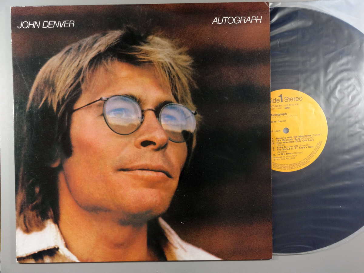 Artist Name: J - 【中古LPレコード 12inch】【ジ】ジョン・デンバー(John Denver)/オートグラフ(Autograph)