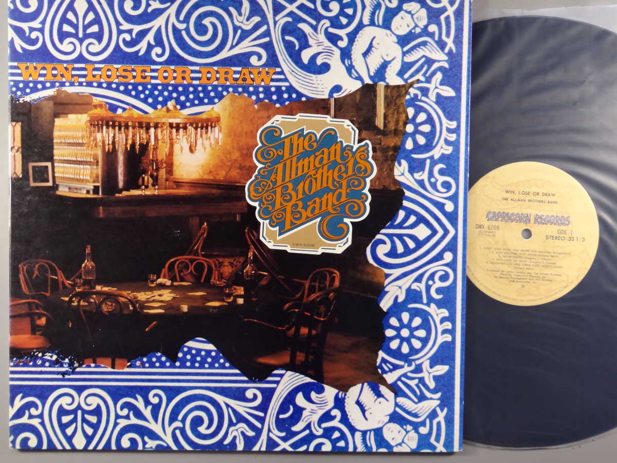 【中古LPレコード 12inch】【オ】オールマン・ブラザーズ・バンド(Allman Brothers Band)/ウィン・ルーズ・オア・ドロウ(Win, Lose Or Draw)