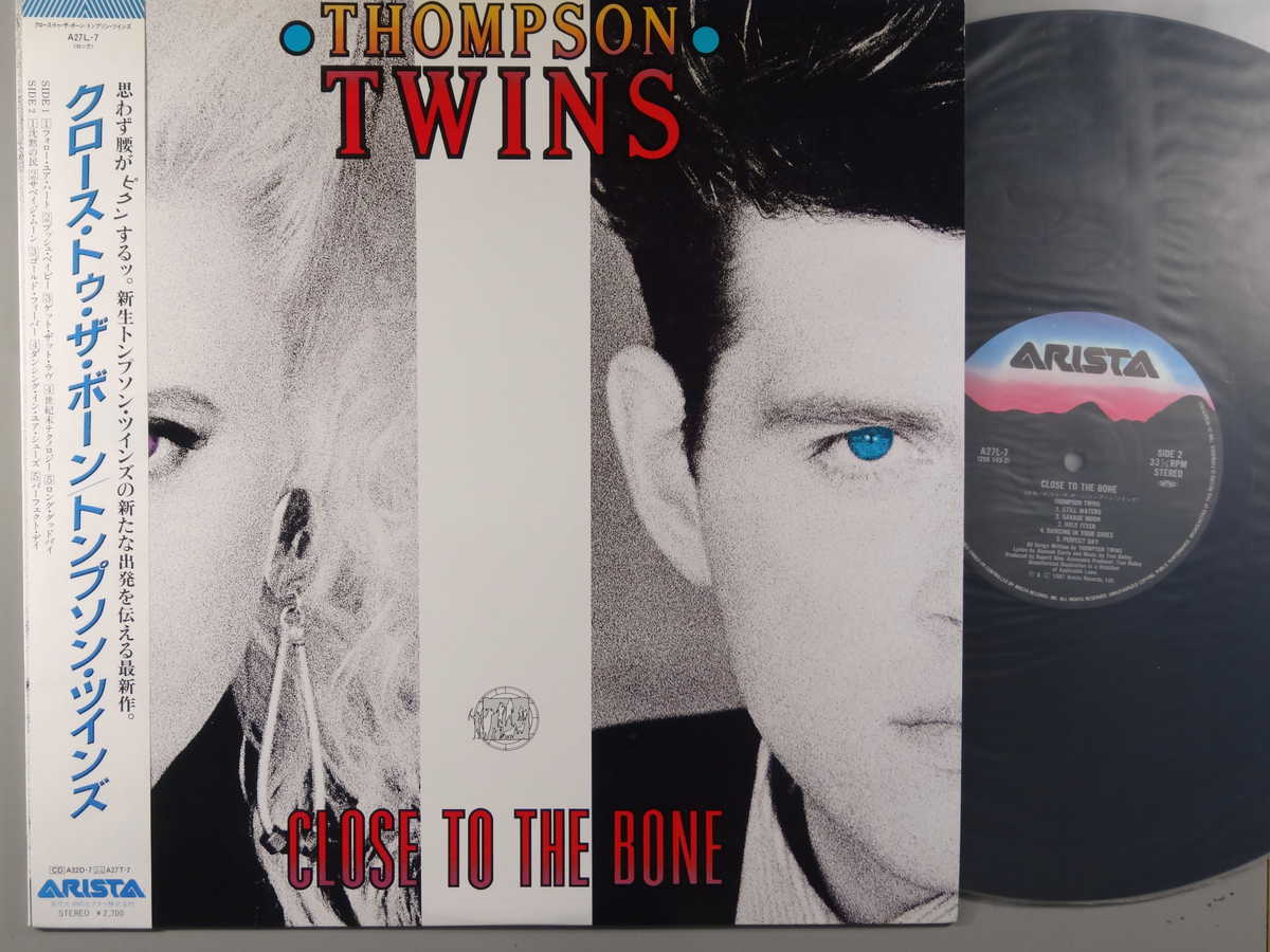【中古LPレコード 12inch】【ト】トンプソン・ツインズ(Tompson Twins)/クロース・トゥ・ザ・ボーン(Close To The Bone)