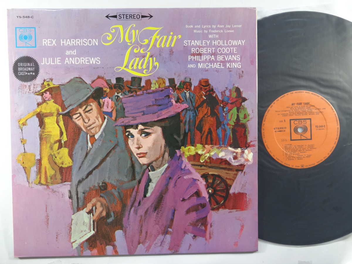 【中古LPレコード 12inch】【ブ】ブロードウェイ オリジナル キャスト(The Original Broadway Cast Recording)/マイ フェア レディ(My Fair Lady)