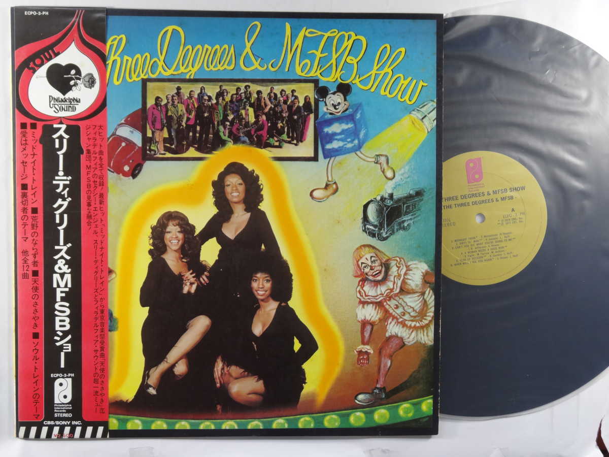 【中古LPレコード 12inch】【ス】スリー・ディグリーズ＆MFSB(Three Degrees)/スリー・ディグリーズ&MFSBショー(The Three Degrees ＆ MFSB Show)
