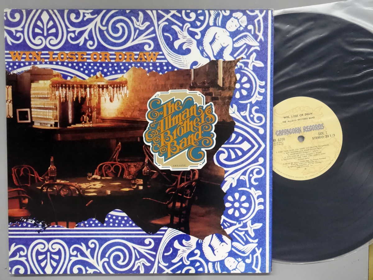 【中古LPレコード 12inch】【オ】オールマン・ブラザーズ・バンド(Allman Brothers Band)/ウィン・ルーズ・オア・ドロウ(Win, Lose Or Draw)