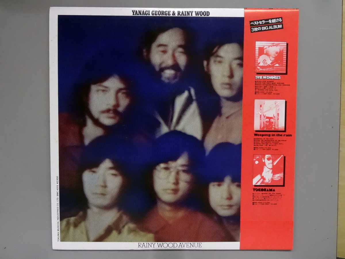 サウンズの【中古LPレコード 12inch】【ヤ】柳ジョージ＆レイニーウッド(Yanagi Geore)/レイニーウッド・アベニュー(Rainy Wood Avenue)｜アングル2