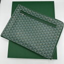 【中古】 GOYARD ゴヤール ソルボンヌ グリーン クラッチバッグ ブランド 中古 クラッチ バッグ メンズ レディース クラッチバック セカンドバッグ セ...