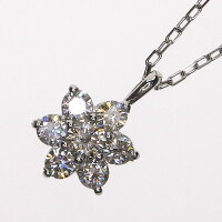 Pt900ダイヤモンドネックレス0.30ct【GGS鑑別書付】Pt85045cmチェーン付【ダイヤモンドネックレス】