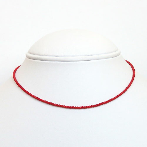 楽天真珠ジュエリー卸直販ピッコリーノ【5百円OFF】真鍮 合成サンゴ ネックレス 44cm（アジャスター6cm含む） プチプラ 珊瑚 さんご サンゴ 3月 誕生石 人気 可愛い 小粒