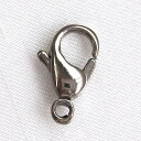 【金属アレルギー対応】 チタン クラスプ ( カニカン ) 12mm ハンドメイド 素材 ネックレス ペンダント 留め具 カニカン クラスプ
