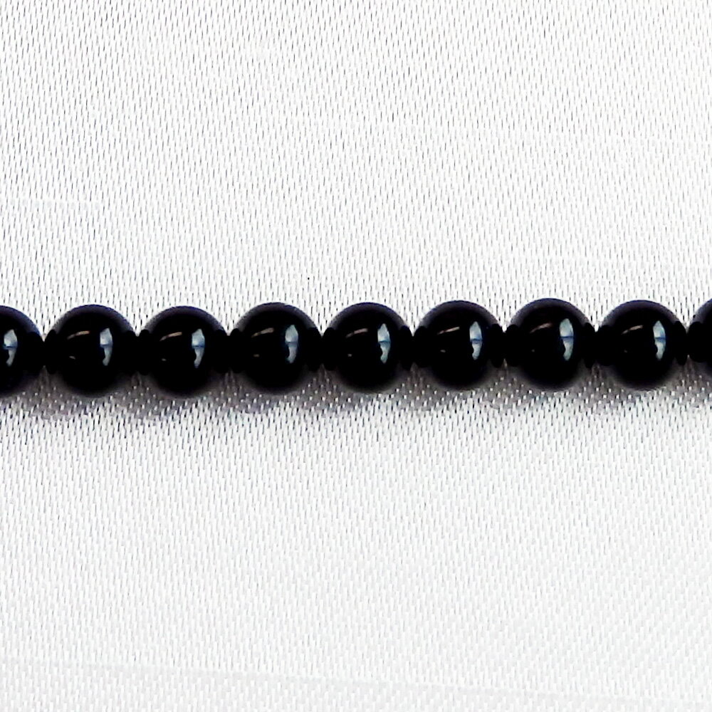 【ブラックフライデー ポイント2倍】両穴 オニキス ラウンド 4mm 10粒 天然石 黒瑪瑙 アクセサリー 素材 丸玉 ハンドメイド 素材 パーツ ハンドメイドパーツ レジン レジン素材
