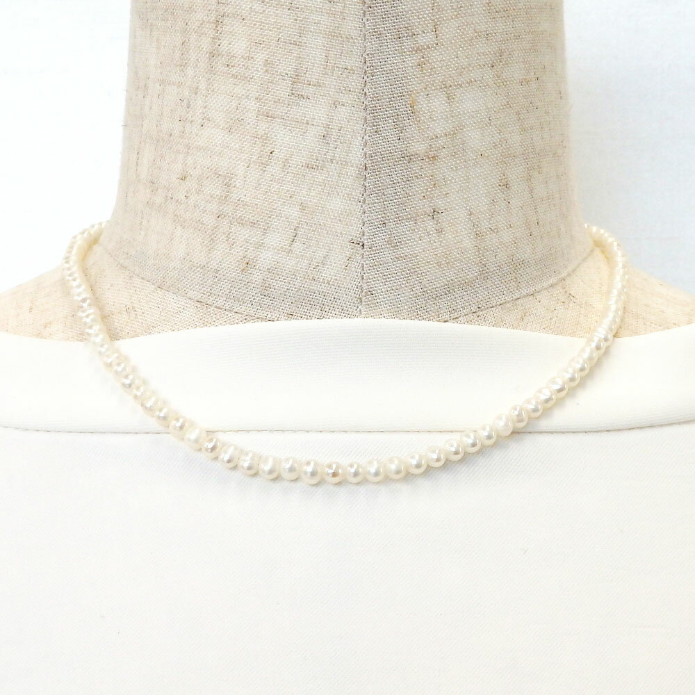 SV淡水パールネックレス47cm淡...