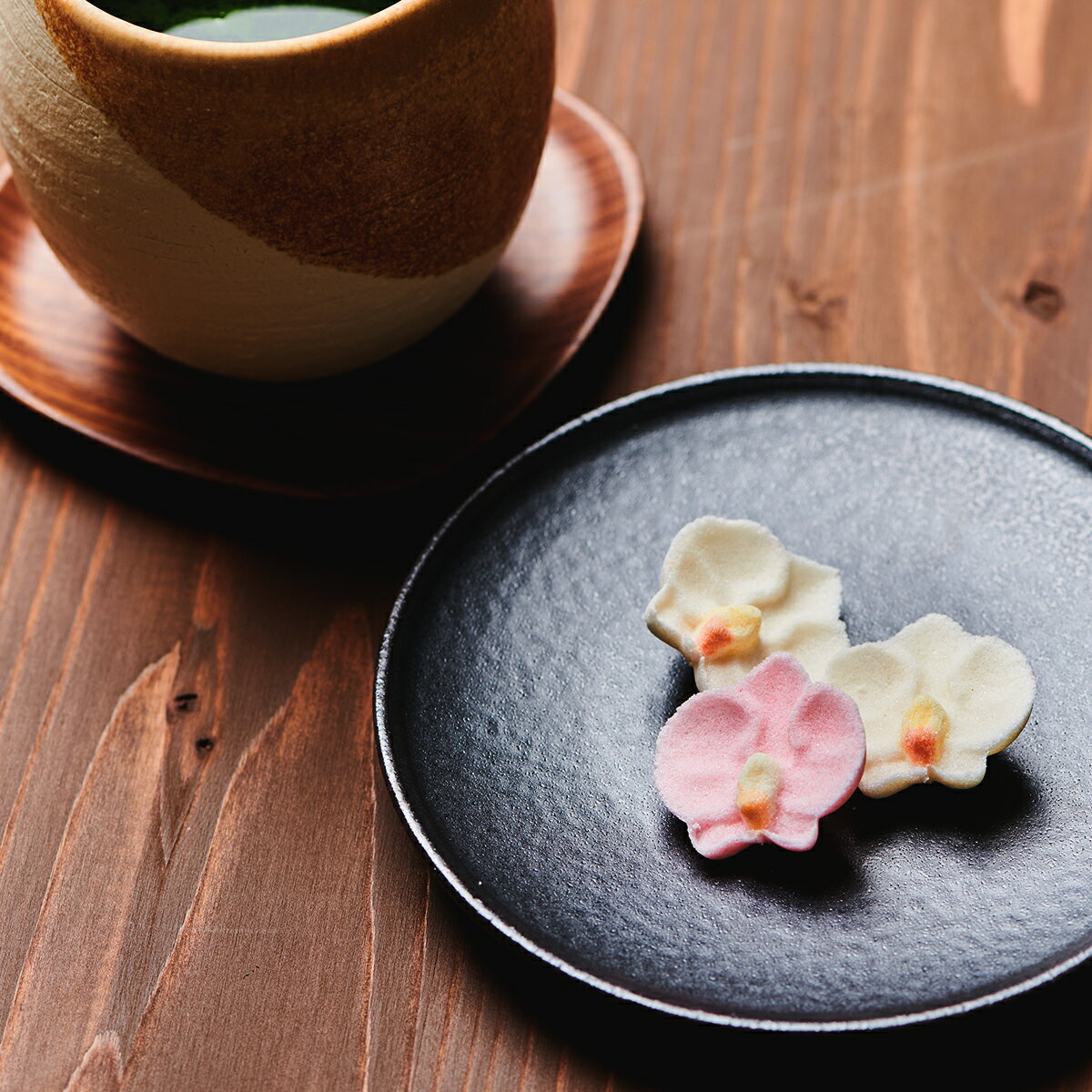 和三盆落雁 胡蝶蘭和菓子/和三盆/干菓子/贈り物/手土産/おもたせ/茶菓子/のし/包装