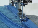 ジャノメ(JANOME) コンシールファスナー押さえ 高速直線(職業用)ミシン用 型番:767-410-016 【メーカーお取り寄せ商品】