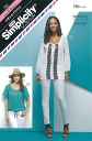 型紙 パターン ぺザントブラウス No.752 シンプリシティ Simplicity サンプランニング 大人 子供 ベビー 赤ちゃん 作り方 洋裁