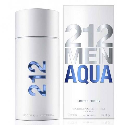 2017年限定フレグランス! 正規品【CAROLINA HERRERA】212 MEN Aqua EDT 100ml 【キャロライナ ヘレラ】212 メン アクア オードトワレ 100ml【香水・フレグランス:フルボトル:メンズ・男性用】【キャロライナ ヘレラ 香水】【212 メン アクア】