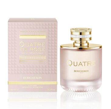 ★日本未発売★新作！正規品【ブシュロン】キャトル アン ローズ オードパルファム フロラーレ 100ml 【BOUCHERON】Quatre En Rose EDP Florale 100ml WOMEN'S【香水・フレグランス:フルボトル:レディース・女性用】【ブシュロン香水】