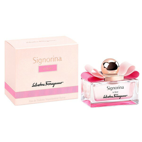 新作! 正規品【SALVATORE FERRAGAMO】Signorina In Fiore EDT SP 100ml WOMEN'S【サルヴァトーレフェラガモ】シニョリーナ イン フィオーレ オーデトワレ 100ml【香水・フレグランス:フルボトル:レディース・女性用】【フェラガモ香水】