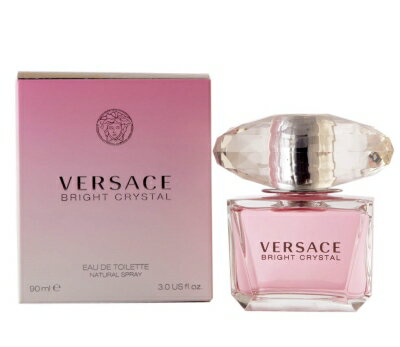 激レア香水【VERSACE】BRIGHT CRYSTAL EDT 90ml WOMEN'S【ヴェルサーチ】ブライト クリスタル オードトワレ 90ml【香水・フレグランス:フルボトル:レディース・女性用】【ヴェルサーチ香水】【ブライト クリスタル香水】のサムネイル