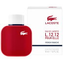 {KiyRXezI[f RXe L.12.12 v[G t` piVF I[hg 90ml Lacoste Eau de Lacoste L.12.12. Pour Elle French Panache EDT 90ml fB[XEpyRXe z